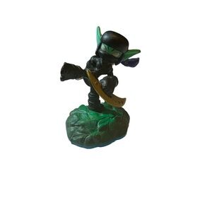 Skylander SWAP Force DARK NINJA STEALTH ELF Figure Activision Black Variant Used